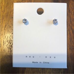 3/$20 rhinestone stud earrings